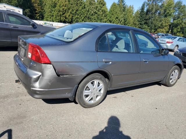 2HGES16515H511813 - 2005 HONDA CIVIC LX SILVER photo 3