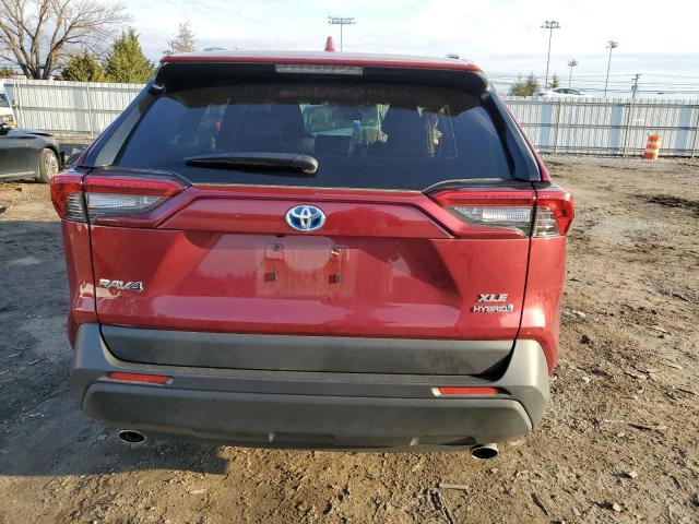 JTMB6RFV5MD038417 - 2021 TOYOTA RAV4 XLE PREMIUM BURGUNDY photo 6