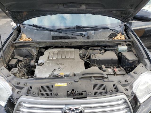 JTEDS41A282030039 - 2008 TOYOTA HIGHLANDER შავი ფოტო 11