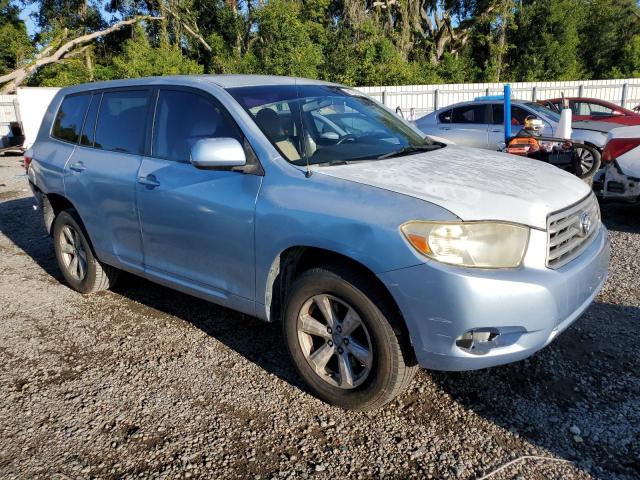 JTEDS41A082001509 - 2008 TOYOTA HIGHLANDER BLUE photo 4