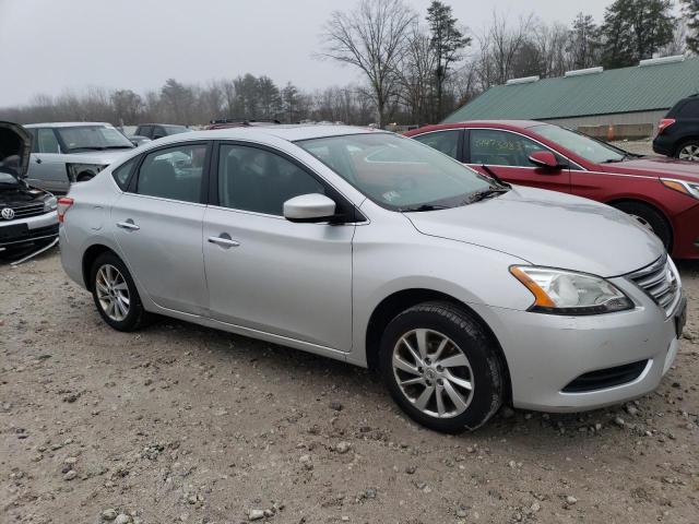 3N1AB7AP9FY315500 - 2015 NISSAN SENTRA S GRAY photo 4