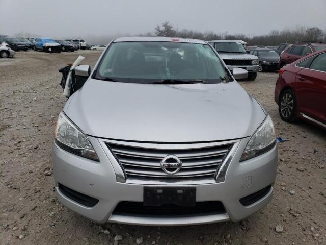 3N1AB7AP9FY315500 - 2015 NISSAN SENTRA S GRAY photo 5