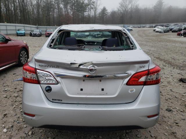 3N1AB7AP9FY315500 - 2015 NISSAN SENTRA S GRAY photo 6