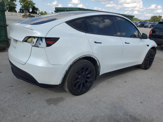 5YJYGDEE9MF209321 - 2021 TESLA MODEL Y Biały zdjęcie 3