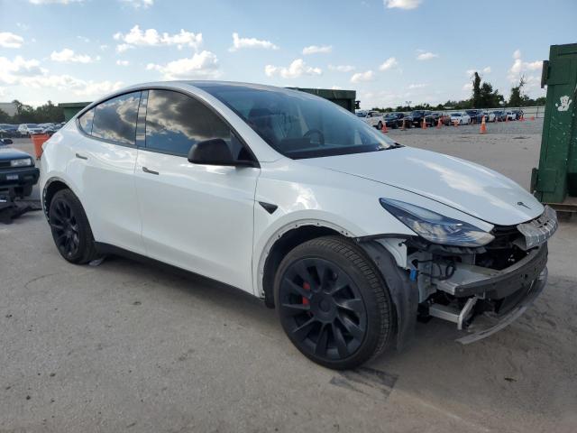 5YJYGDEE9MF209321 - 2021 TESLA MODEL Y Biały zdjęcie 4