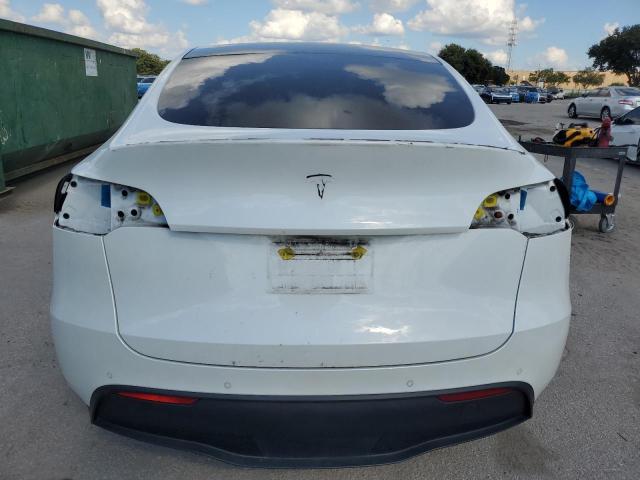 5YJYGDEE9MF209321 - 2021 TESLA MODEL Y Biały zdjęcie 6