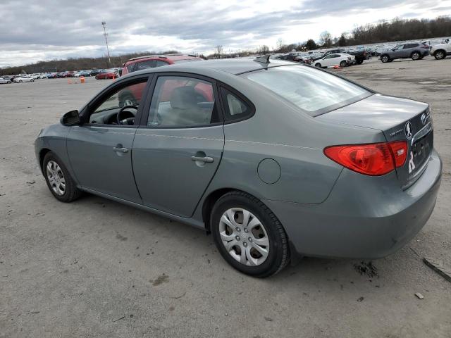 KMHDU4AD9AU025208 - 2010 HYUNDAI ELANTRA BLUE GRAY photo 2