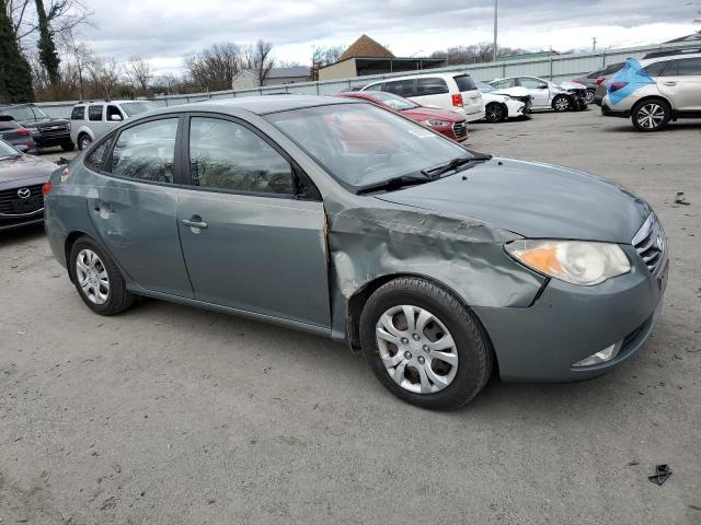 KMHDU4AD9AU025208 - 2010 HYUNDAI ELANTRA BLUE GRAY photo 4