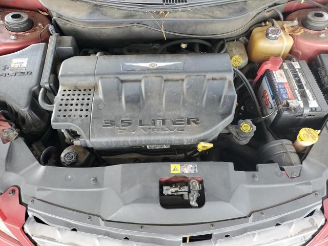 2C8GM68494R642496 - 2004 CHRYSLER PACIFICA RED photo 12