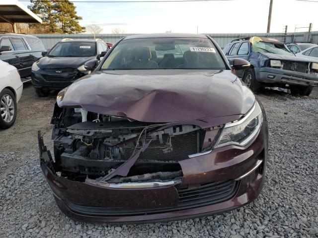 5XXGT4L34GG027200 - 2016 KIA OPTIMA LX PURPLE photo 5