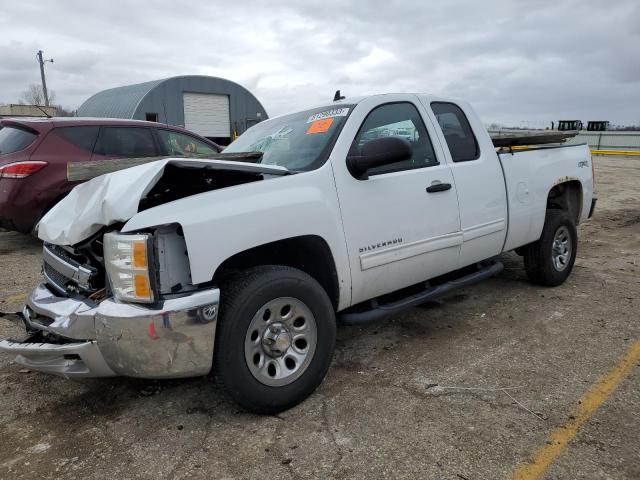 1GCRKSE78DZ269433 - 2013 CHEVROLET SILVERADO K1500 LT WHITE photo 1