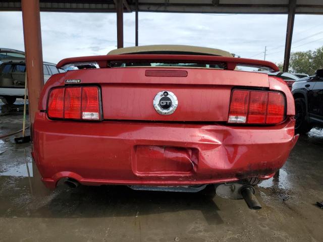 1ZVFT85H565142951 - 2006 FORD MUSTANG GT RED photo 6