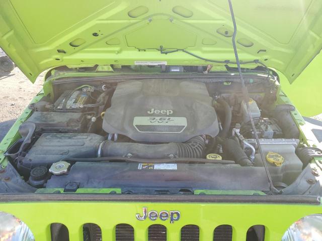 1C4AJWAG6CL266156 - 2012 JEEP WRANGLER SPORT Կանաչ լուսանկար 11