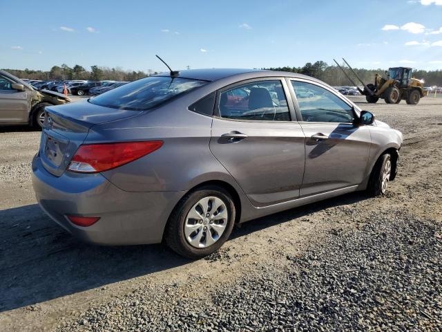 KMHCT4AE1GU964577 - 2016 HYUNDAI ACCENT SE GRAY photo 3