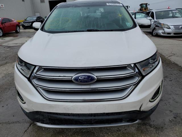 2FMPK3J94GBB99176 - 2016 FORD EDGE SEL WHITE photo 5