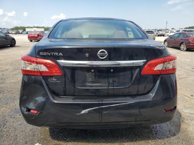 3N1AB7AP2FY337659 - 2015 NISSAN SENTRA S BLACK photo 6