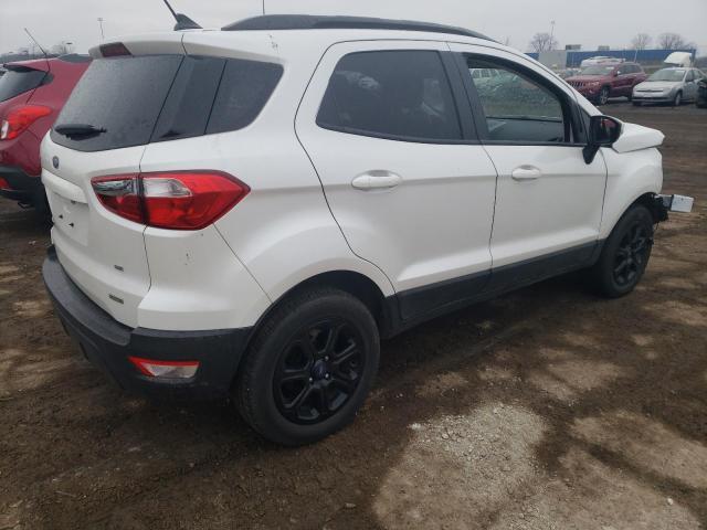 MAJ3S2GE5LC344369 - 2020 FORD ECOSPORT SE WHITE photo 3
