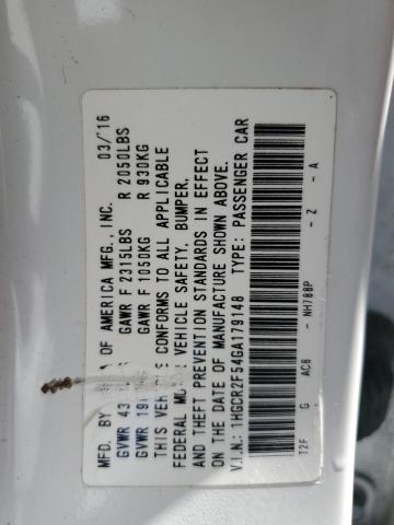 1HGCR2F54GA179148 - 2016 HONDA ACCORD SPORT 白色 照片 13