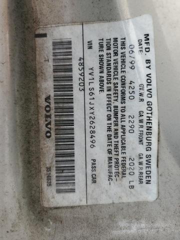 YV1LS61JXY2628496 - 2000 VOLVO S70 BASE SILVER photo 12