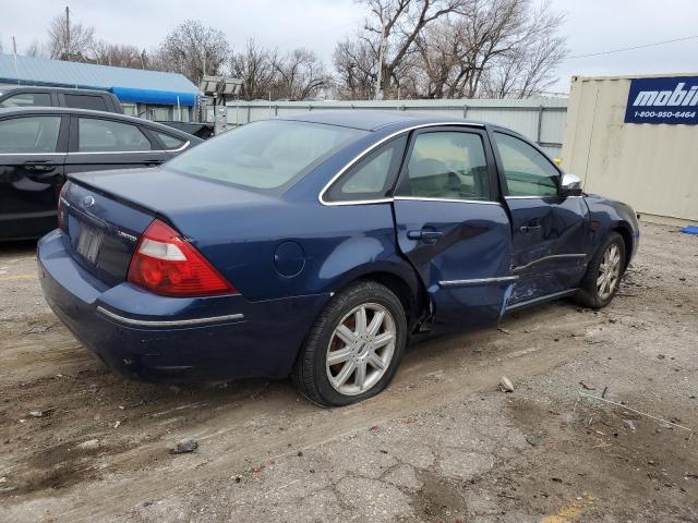 1FAHP25105G175977 - 2005 FORD FIVE HUNDR LIMITED BLUE photo 3