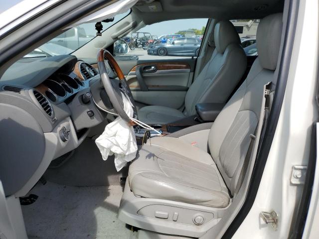 5GALVCED3AJ188912 - 2010 BUICK ENCLAVE CXL WHITE photo 7