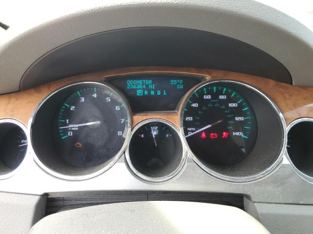 5GALVCED3AJ188912 - 2010 BUICK ENCLAVE CXL WHITE photo 9