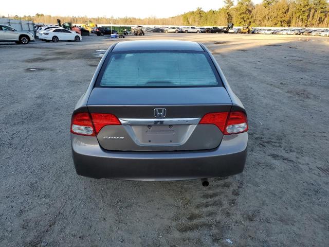 2HGFA16569H523145 - 2009 HONDA CIVIC LX SILVER photo 6