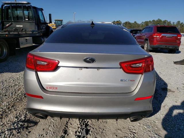 5XXGR4A62EG334096 - 2014 KIA OPTIMA SX SILVER photo 6