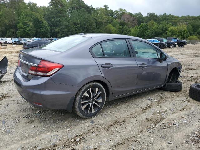 2HGFB2F93FH538722 - 2015 HONDA CIVIC EXL ნაცრისფერი ფოტო 3