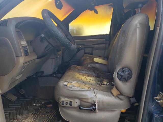 3D3KU28C74G243997 - 2004 DODGE RAM 2500 ST ლურჯი ფოტო 7