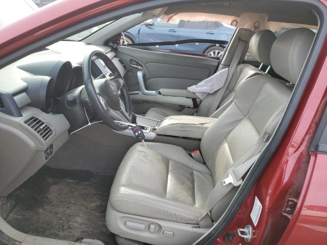 5J8TB18538A005388 - 2008 ACURA RDX TECHNOLOGY RED photo 7