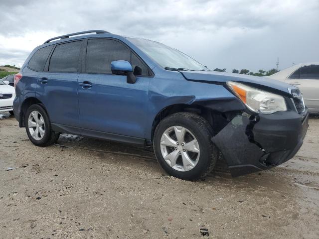 JF2SJADC1FH473708 - 2015 SUBARU FORESTER 2.5I PREMIUM Niebieski zdjęcie 4