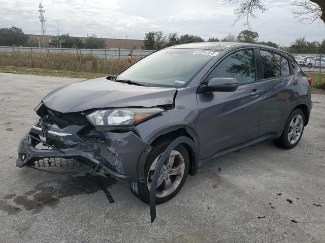 3CZRU6H5XHM716096 - 2017 HONDA HR-V EX GRAY photo 1