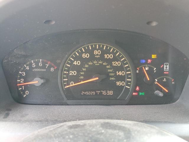 1HGCM55705A080245 - 2005 HONDA ACCORD EX SILVER photo 9