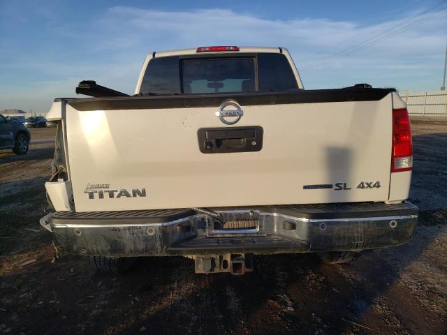 1N6BA0ECXEN507729 - 2014 NISSAN TITAN S WHITE photo 6