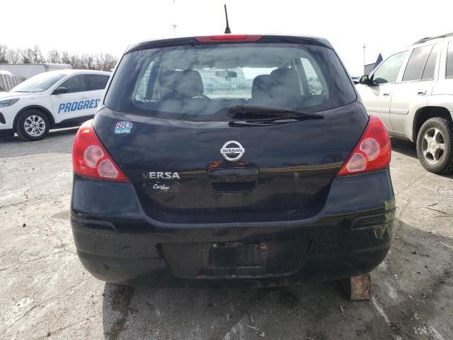 3N1BC1CP2CK292037 - 2012 NISSAN VERSA S BLACK photo 6