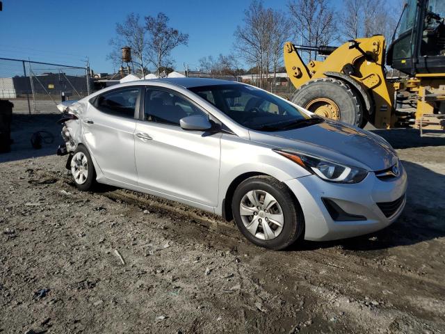 KMHDH4AEXGU581775 - 2016 HYUNDAI ELANTRA SE SILVER photo 4