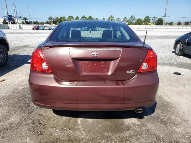 JTKDE167260110756 - 2006 TOYOTA SCION TC BURGUNDY photo 6