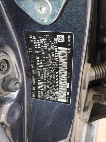 JHMFC1F35KX012226 - 2019 HONDA CIVIC EX Көк фото 12