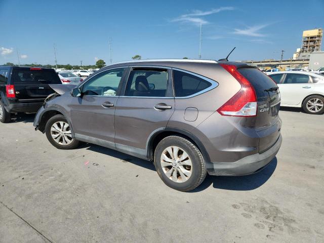 5J6RM4H70DL052439 - 2013 HONDA CR-V EXL BEIGE photo 2