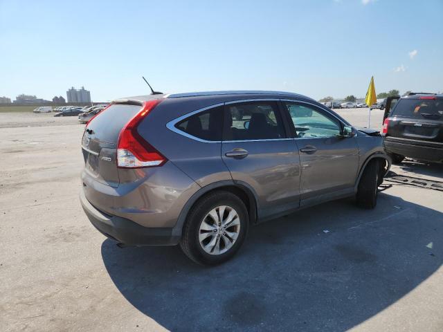 5J6RM4H70DL052439 - 2013 HONDA CR-V EXL BEIGE photo 3