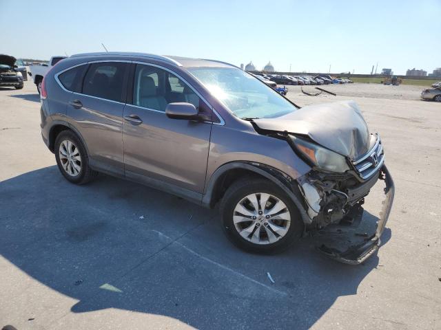 5J6RM4H70DL052439 - 2013 HONDA CR-V EXL BEIGE photo 4