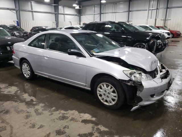 1HGEM22505L068076 - 2005 HONDA CIVIC LX SILVER photo 4