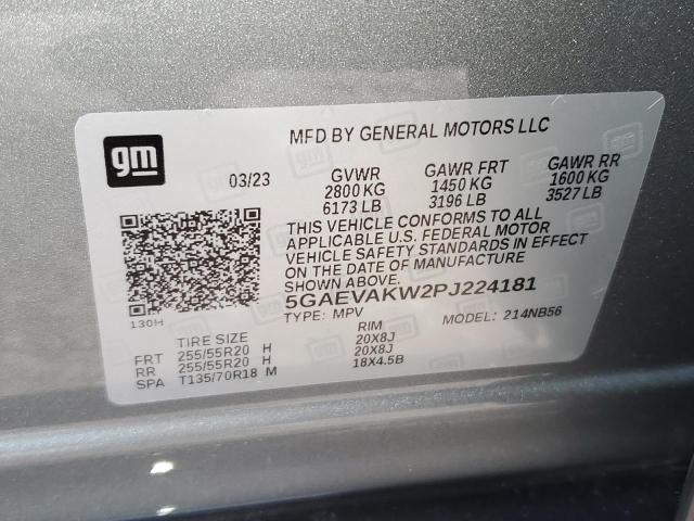 5GAEVAKW2PJ224181 - 2023 BUICK ENCLAVE ESSENCE 银色 照片 14