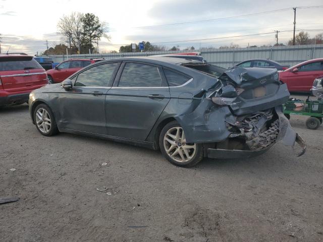 1FA6P0H76F5114450 - 2015 FORD FUSION SE GREEN photo 2