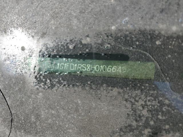 1G1FD1RS8H0106645 - 2017 CHEVROLET CAMARO LT Սպիտակ լուսանկար 12