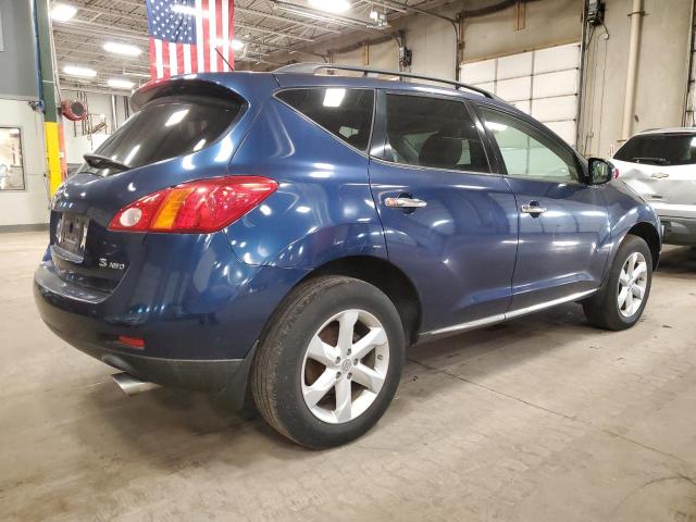 JN8AZ18W39W157058 - 2009 NISSAN MURANO S BLUE photo 3