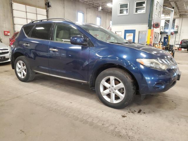 JN8AZ18W39W157058 - 2009 NISSAN MURANO S BLUE photo 4