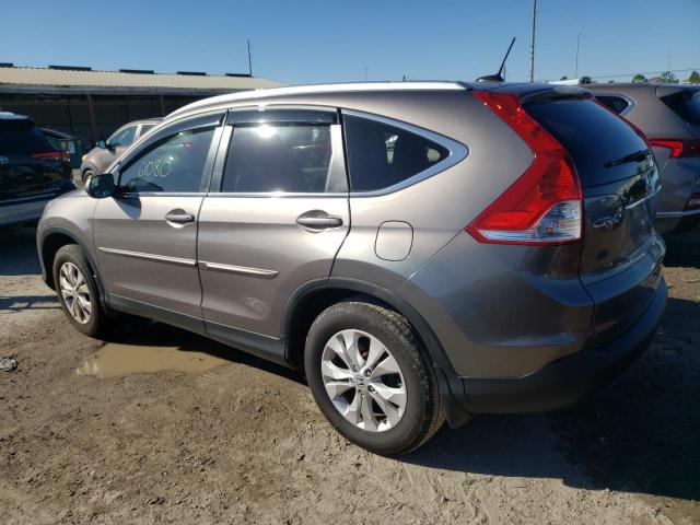 5J6RM3H70DL008032 - 2013 HONDA CR-V EXL GRAY photo 2