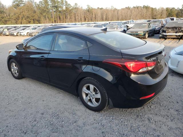 KMHDH4AE3FU415323 - 2015 HYUNDAI ELANTRA SE BLACK photo 2